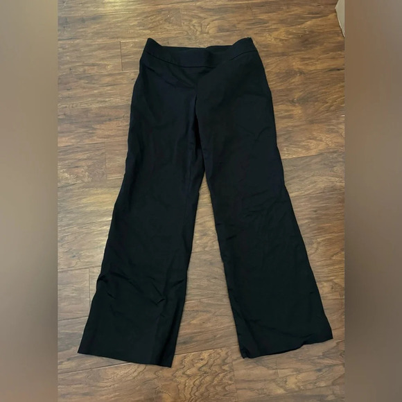 Lilly Pulitzer Side Zip Straight Leg Pants Cotton Stretch Office Size 8 - Picture 1 of 10